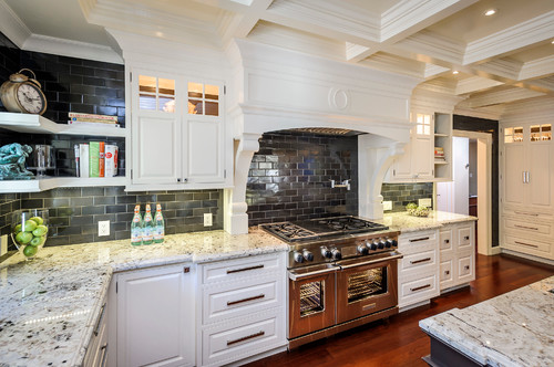 Backsplash For White Cabinets Kitchen Backsplash Iridescent Tiles White Subway Tiles